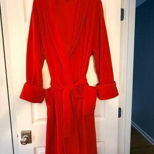 Lands' End Red Women's Robe